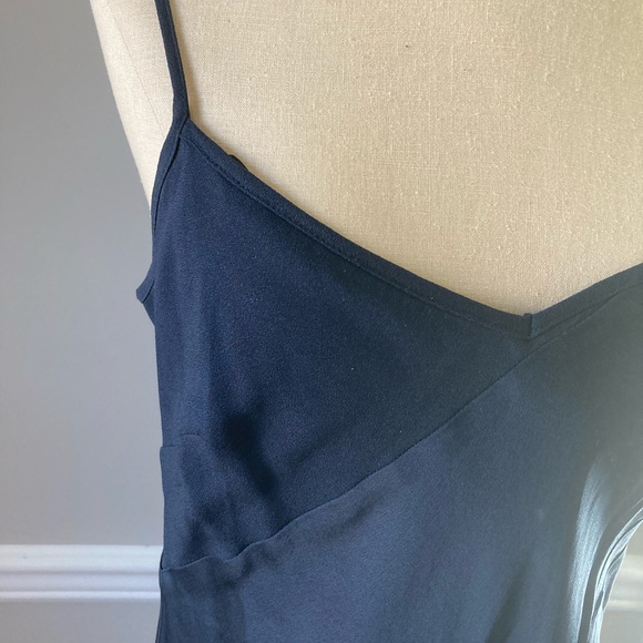 J. Crew Collection Navy Slip Dress NWOT - Picture 13 of 16